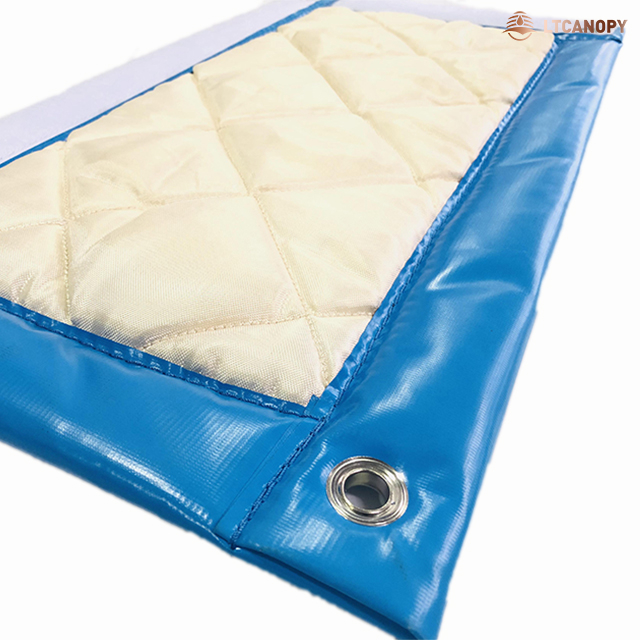 Blue Moving Blankets For Sound Absorption Buy soundproof blanket for sale, soundproof blanket