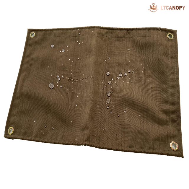 Heavy Duty Canvas Tarps With Zipper Rope Eyelets For SemiTrailer Cover